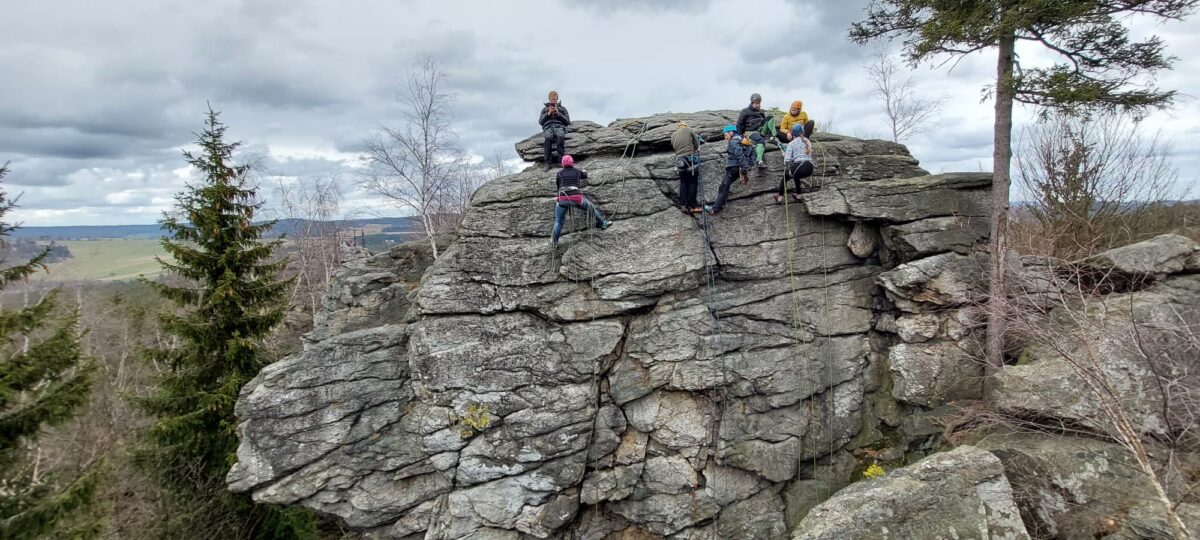 První oddílové lezení venku 2023 – Blatiny 24. – 26.3. 2023 